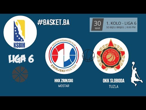 LIVE ◘ HKK Zrinjski vs OKK Sloboda ◘ 1 KOLO - LIGA 6 ◘ 2018/2019