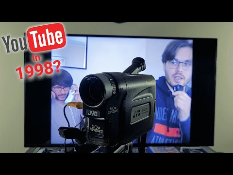 What Would a YouTube Video Look Like in 1998? (JVC VHS Camcorder GRAX-640 & LabTec Fleximount Mic)