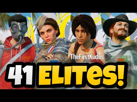 All 41 Elite Skin MVP Animations In Rainbow Six Siege Crystal Guard!