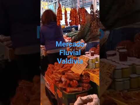 Mercado Fluvial Valdivia.Region de los Rios Chile