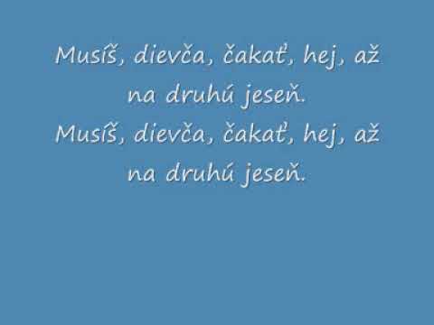 Chodila dievčina po hore plačúci text