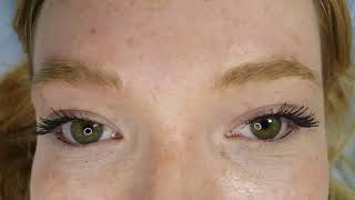 3D Realism Brushed up Blonde Eyebrows Microblading by El Truchan @ Perfect Definition