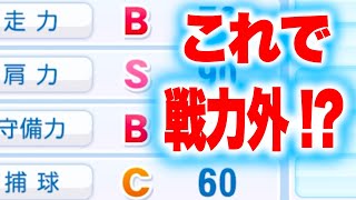 ハイスペックなのに戦力外になった選手がいます[パワプロ2024]