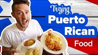 6 MUST TRY Puerto Rican Dishes. What's a Mofongo? 😋Eating Puerto Rican Food in San Juan