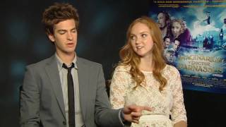 Imaginarium stars on winter shoot and hanging off a bridge