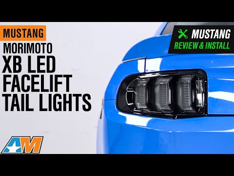 2010-2012 Mustang Morimoto XB LED Facelift Tail Lights; Smoked Lens Review & Install
