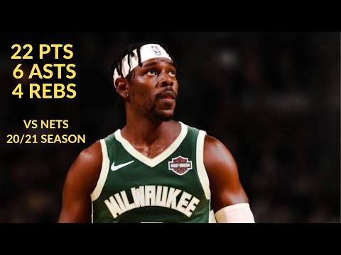 Jrue Holiday 22 Pts 4 Rebs 6 Asts Highlights vs Brooklyn Nets | NBA 20/21 Season