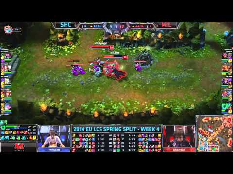SHC vs MIL - 2014 EU LCS W4D1