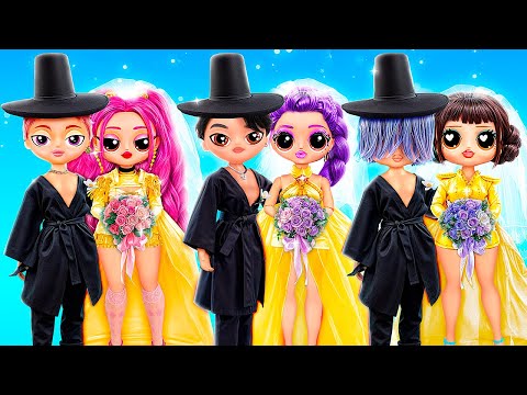 K-Pop Demon Hunters! Huntrix and Saja Boys! DIYs for Dolls