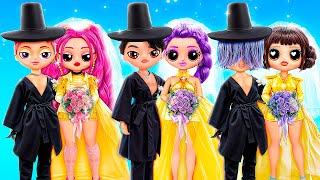 Download lagu K-Pop Demon Hunters! Huntrix and Saja Boys! DIYs for Dolls mp3