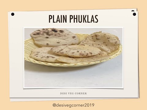 Phulkas |Phulka Roti Recipe | Plain Phulka Roti | Indian Pulka Roti