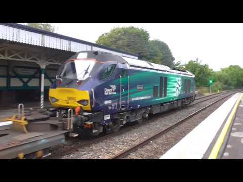 DRS Class 68 no: 68002 @ Chepstow {459T} 12/08/2018.