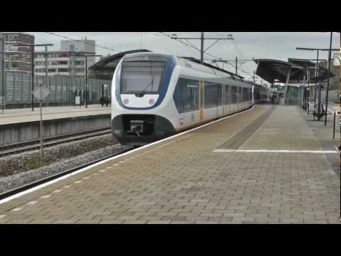 treinen station Rotterdam Lombardijen en Barendrecht,17-9-2012