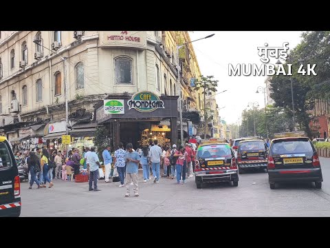 MUMBAI Colaba Causeway Market🛍️ Walking Tour in 4K | Leopold Cafe | INDIA🇮🇳 Walking Tour