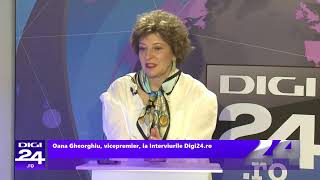 🟣 Criză politică la Palatul Victoria. Vicepremierul Oana Gheorghiu, la Interviurile DIGI24.ro