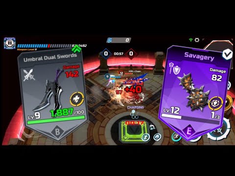 OVERDOX GAMEPLAY ARENA DUAL SWORD UMBRAL VS EPIC 1 HAND HAMMER SHIELD EPIC SAVAGERY