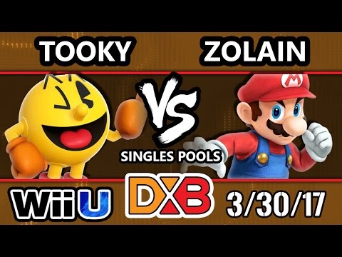 DXB 2017 SSB4 - Zolain (Mario) Vs. Tooky (Pacman) Smash 4 Tournament - Smash Wii U