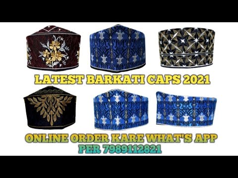 Cotton barkati cap new design 2021