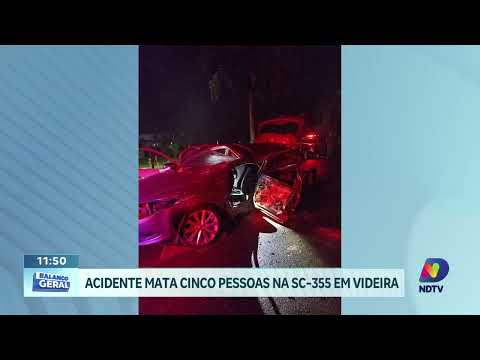 Tragédias no trânsito deixam mortos no Oeste de Santa Catarina