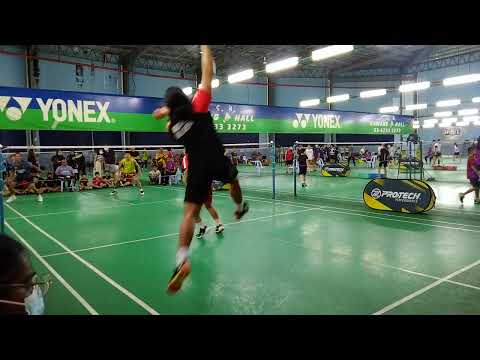 Badminton 12th Rawang Open Men's Double Open - Iskandar / Mu'azzam Vs Syahmi / Bima Akhbar (INA)