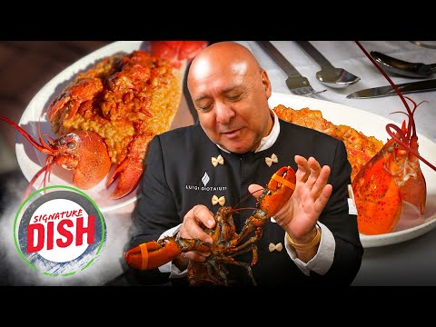 Watch an Italian Chef Make a Creamy Lobster Risotto — With No Cream!  — at DC's AL TIRAMISU