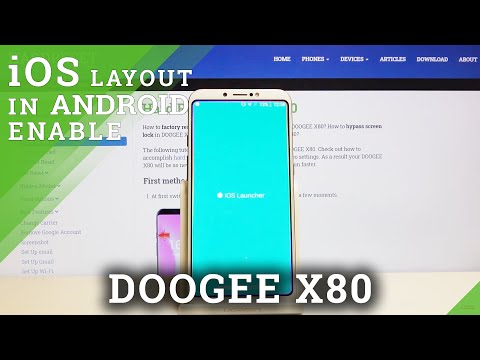 How to Get iOS Menu in Doogee X80 - Download and Install iOS Launcher