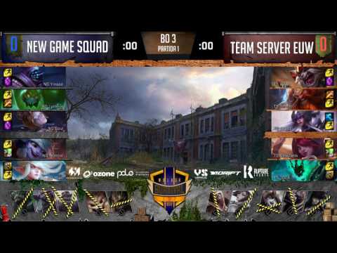 Temporada 1 - Copa Survival - Cuartos de final - NewGame Squad vs Team Server EUW - Partida 1