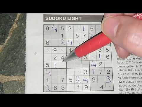 Pick one of these 2 Sudokus and solve it! (#457) Light Sudoku puzzle. 02-28-2020 part 1 of 2