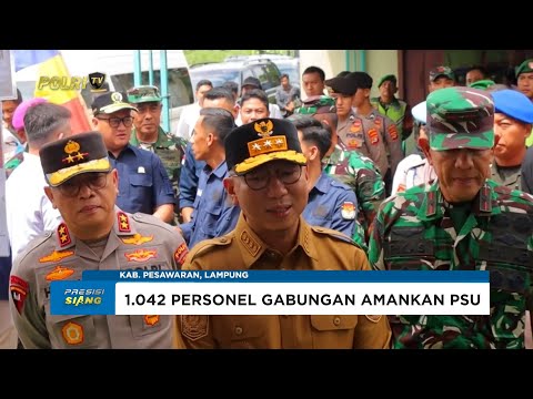 KAPOLDA LAMPUNG TINJAU LANGSUNG PSU PILKADA PESAWARAN
