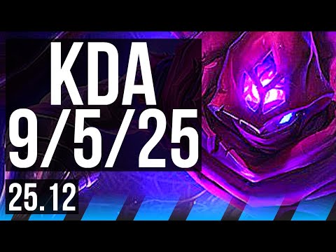 MALZAHAR vs KASSADIN (MID) | 39k DMG | KR Master | 25.12
