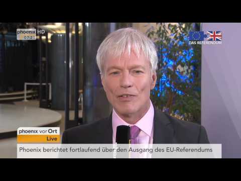 Brexit: Jan-Christoph Nüse mit aktuellen Informationen aus Brüssel am 24.06.2016