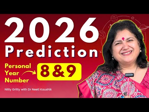Predictions 2026 for Personal Year number 8 & 9.