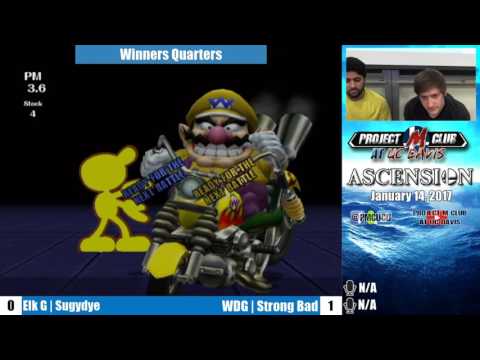 “Ascension 1/14/17” – Sugydye (G&W) v. Strong Bad (Wario) – Winners Quarters