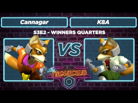 The Nightclub S3E2: Cannagar (Red) vs K8A (Neutral) - Winners Quarters SSBM