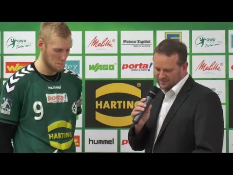 Interview nach dem Spiel gegen EHV Aue