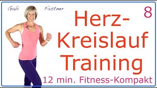 8🔹12 min. Herz Kreislauf Training | Fitness-Kompakt, ohne Geräte