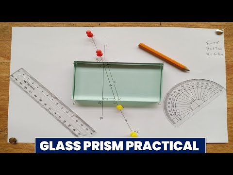 Physics practical - Glass prism