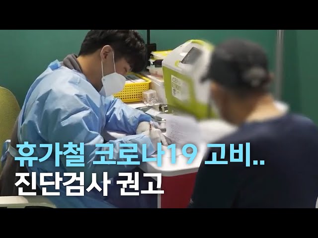 휴가철 코로나19 고비..진단검사 권고