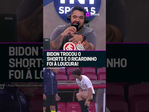 O BIDON FICOU SÓ DE CUECA EM CAMPO E A GALERA NÃO PERDOOU! #shorts
