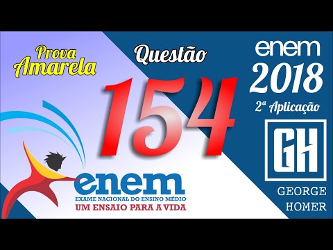 Enem 2018 - Questão 154 - Prova Amarela - 2ª Aplicação