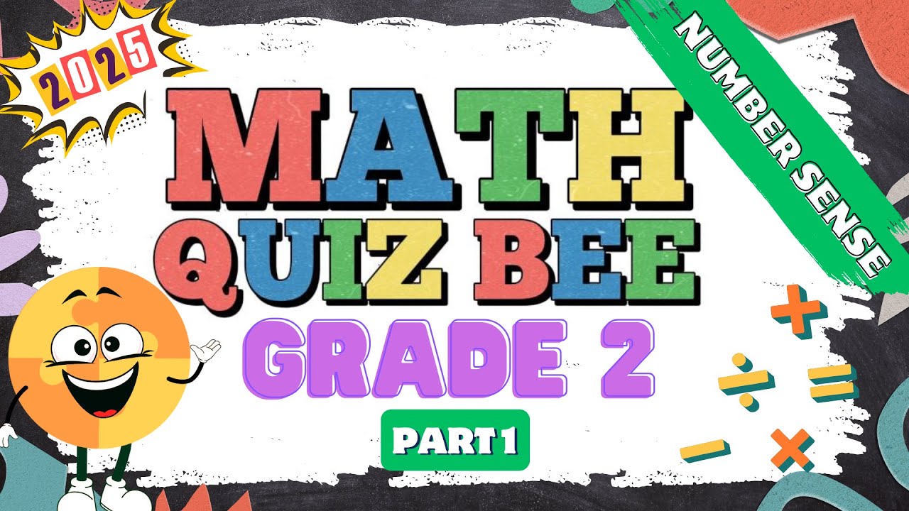 2025 Math Quiz Bee for Grade 2 | Quiz 1 | Number Sense | Quiz by brainYs