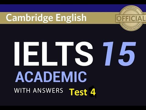 IELTS Listening Cambridge 15 Test 4 2020