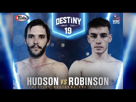 Bryce Hudson Vs Mitchell Robinson - Destiny Muay Thai 19
