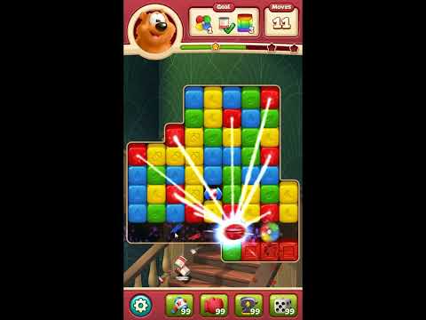 Toon Blast Level 7095 - NO BOOSTERS 🐻🐺🐱 | SKILLGAMING ✔️