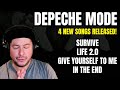 FIRST TIME HEARING 4 NEW SONGS FROM DEPECHE MODE Reaction