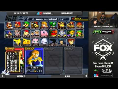 DYFWI Day 2 - Round 2 Pools: Westballz (Falco) vs Flash (Sheik)