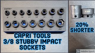 Great Tools Great Price New Capri Tools 3/8 Stubby Impact Socket Set Dont Miss This Amazing Set