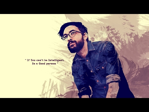 Neon Glow Effect Portrait Photoshop Tutorial