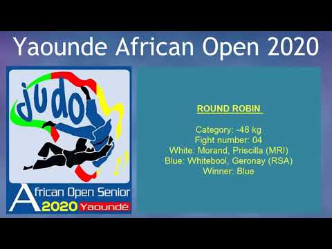 -48 kg - Gold medal: MORAND, Priscilla (MRI)  vs  WHITEBOOI, Geronay (RSA)