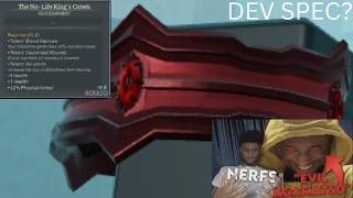 Curse Of The No Life King Crown (Dev spec)  │ Deepwoken